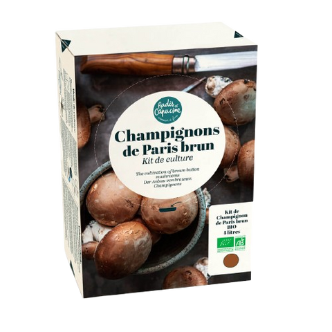 SET - Gojenje gob, rjavi šampinjoni Paris