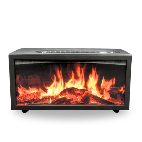 Difuzor vlažilec zraka, učinek plamena in zvok ptic, USB, menja barve