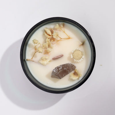 Dišeča sveča s kristali, Lev