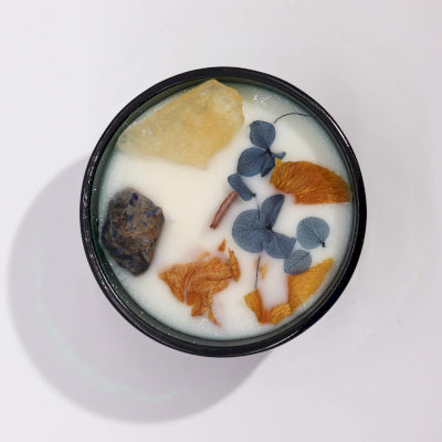 Dišeča sveča s kristali, Sonce